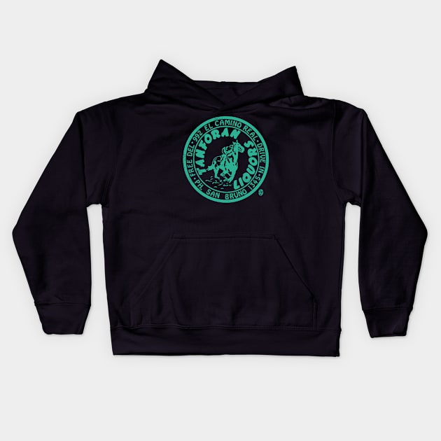 Tanforan Liquors El Camino Real San Bruno California Kids Hoodie by StudioPM71